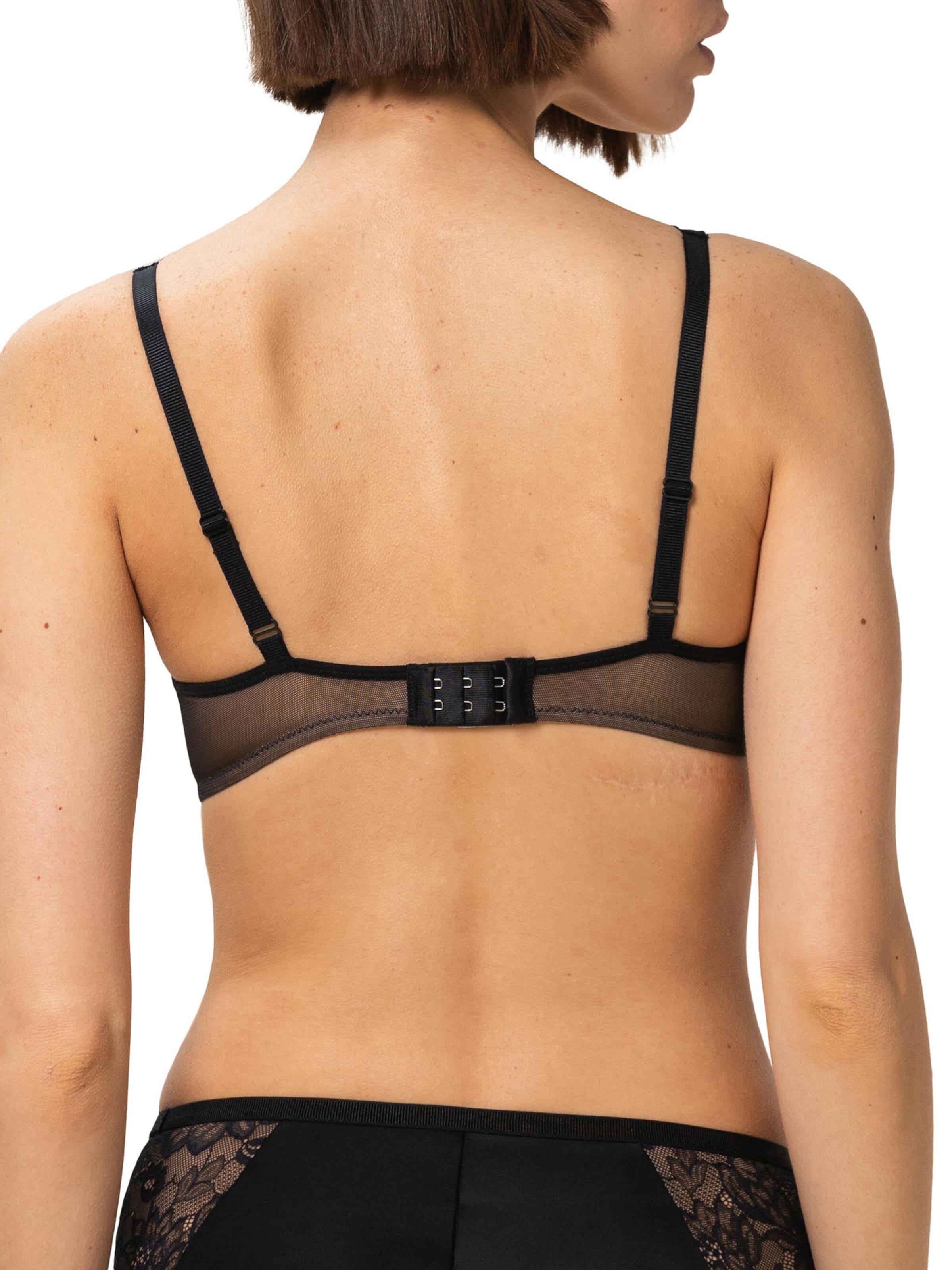TRIUMPH T-shirt Bra ' Amourette Charm ' in Black