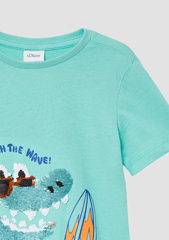 T-Shirt s.Oliver en bleu
