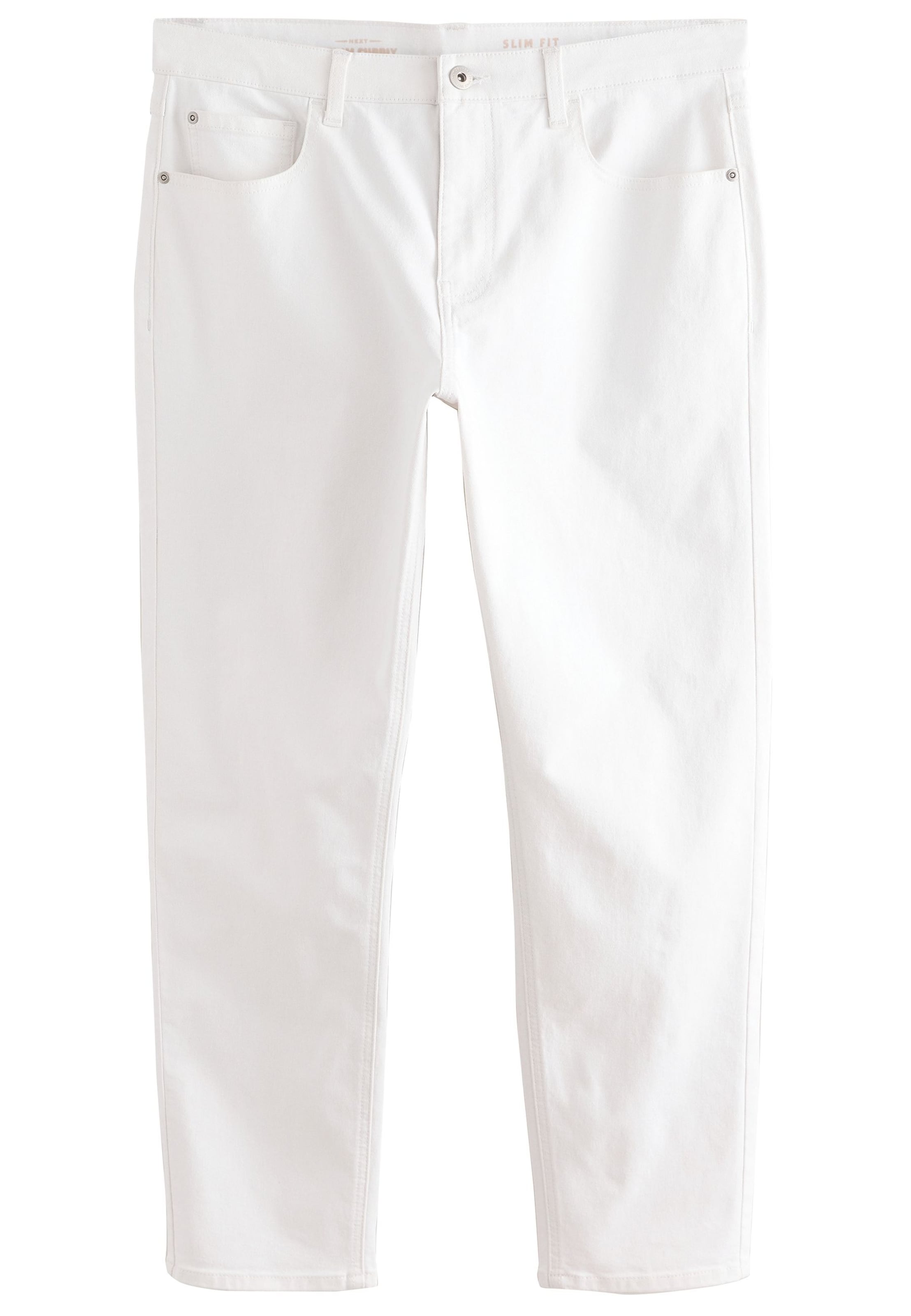 Next Slim fit Jeans 'Essential' in White: front