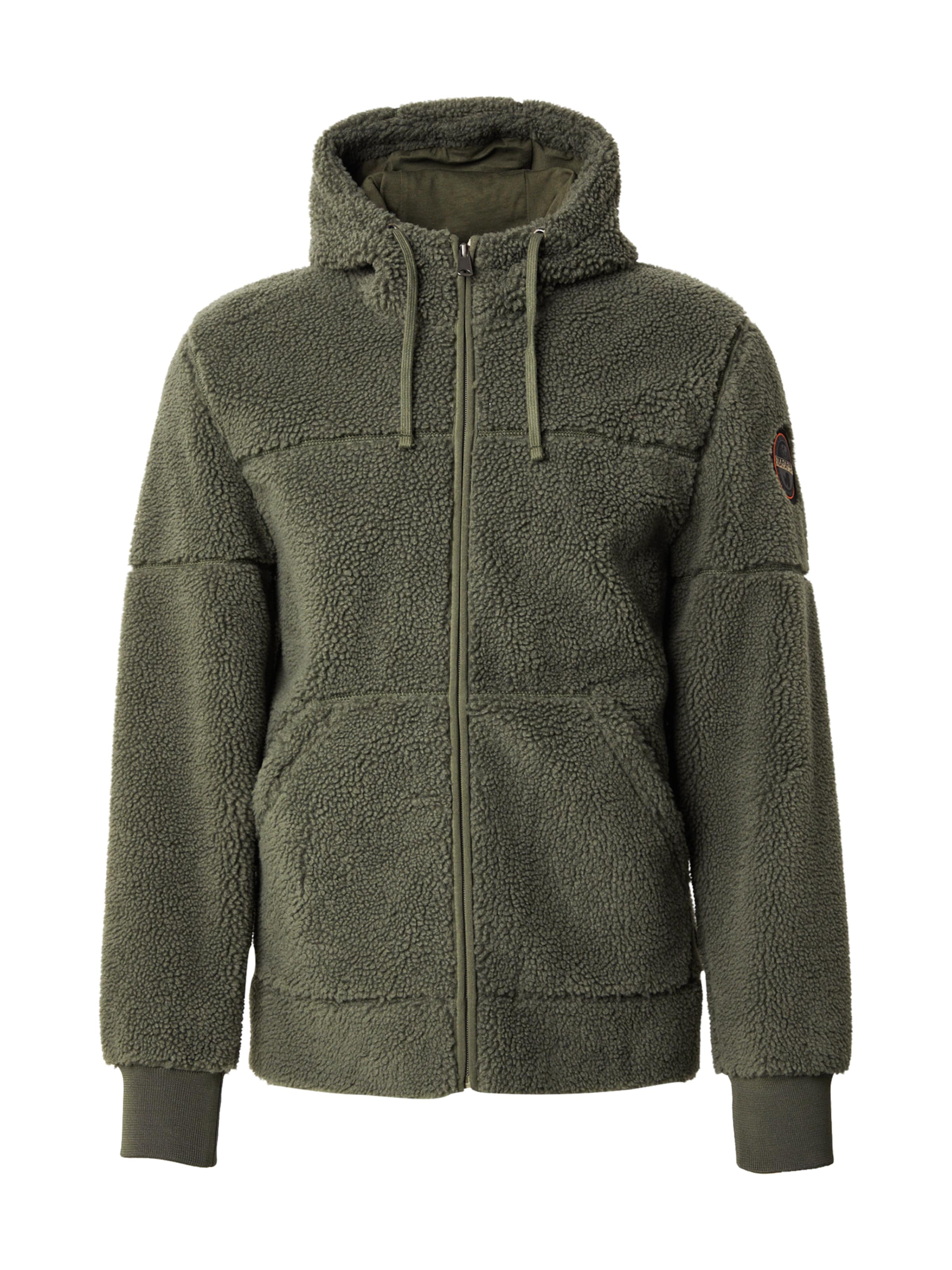 NAPAPIJRI Флисовая куртка 'TARALGA 4' в Зеленый: спереди