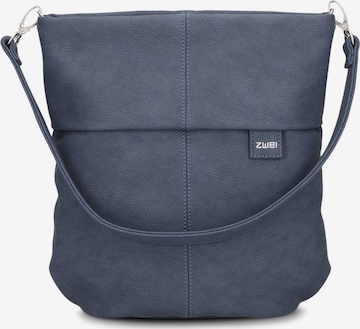 ZWEI Handbag 'MADEMOISELLE.M M90' in Blue: front