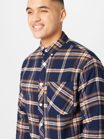 Redefined Rebel Regular fit Button Up Shirt 'Stephen' in Blue