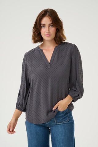 Kaffe Bluse 'Anny' i grå: forside
