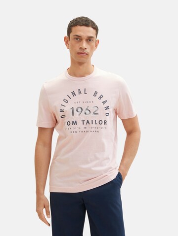 Maglietta di TOM TAILOR in rosa: frontale