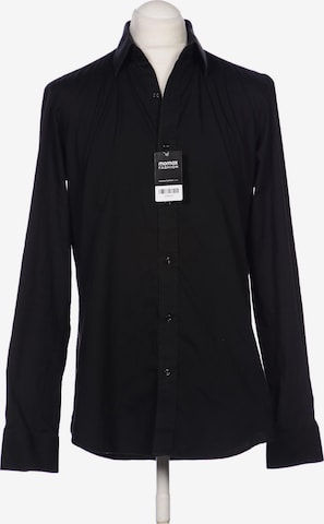 Esquire Button Up Shirt in XL in Black: front
