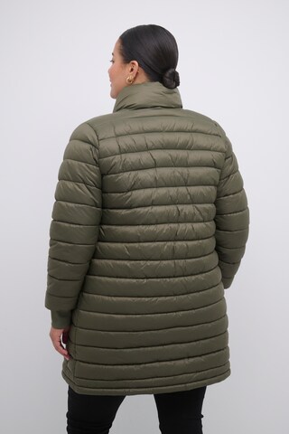 KAFFE CURVE Between-season jacket 'Lina' in Green