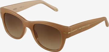 FOSSIL Sonnenbrille One Size in Beige: Vorderseite