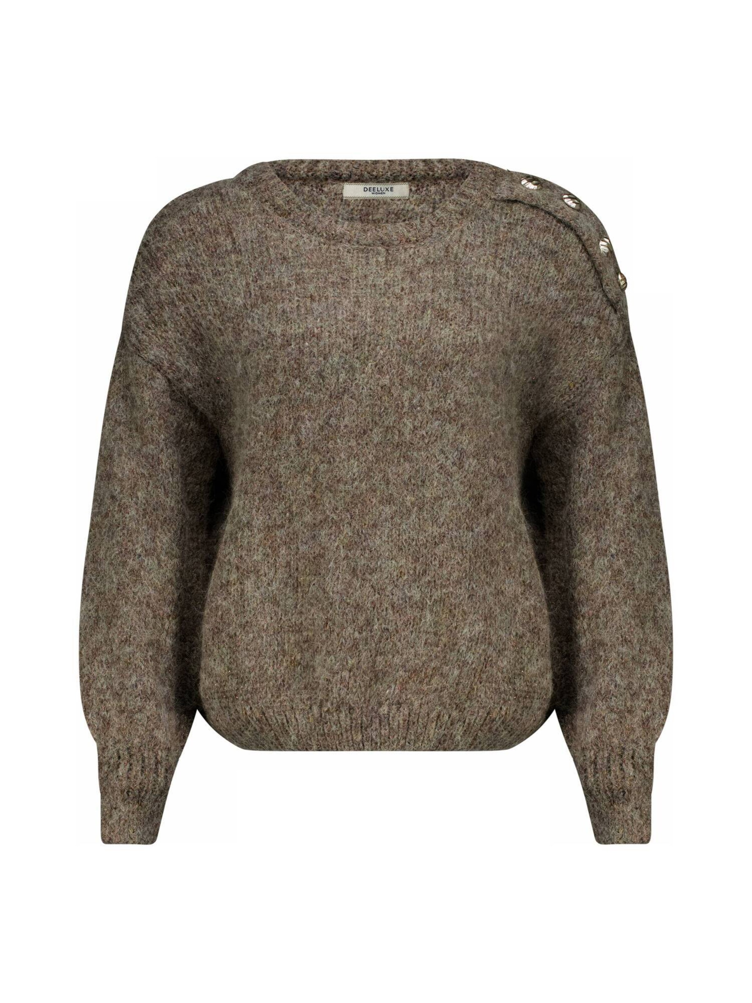 Deeluxe Pullover 'Mani' in Grau: Vorderseite