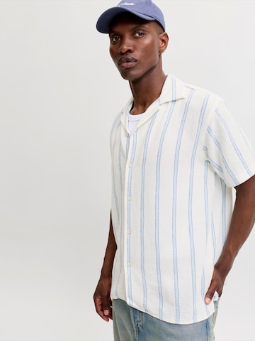 JACK & JONES - Ajuste confortable Camisa 'JORCOBA' en azul