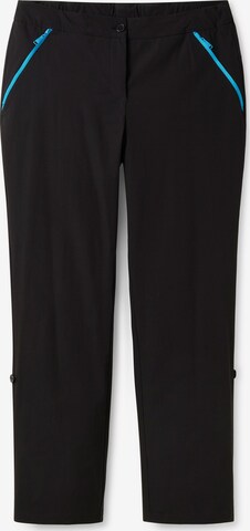 SHEEGO Regular Outdoorhose in Schwarz: predná strana