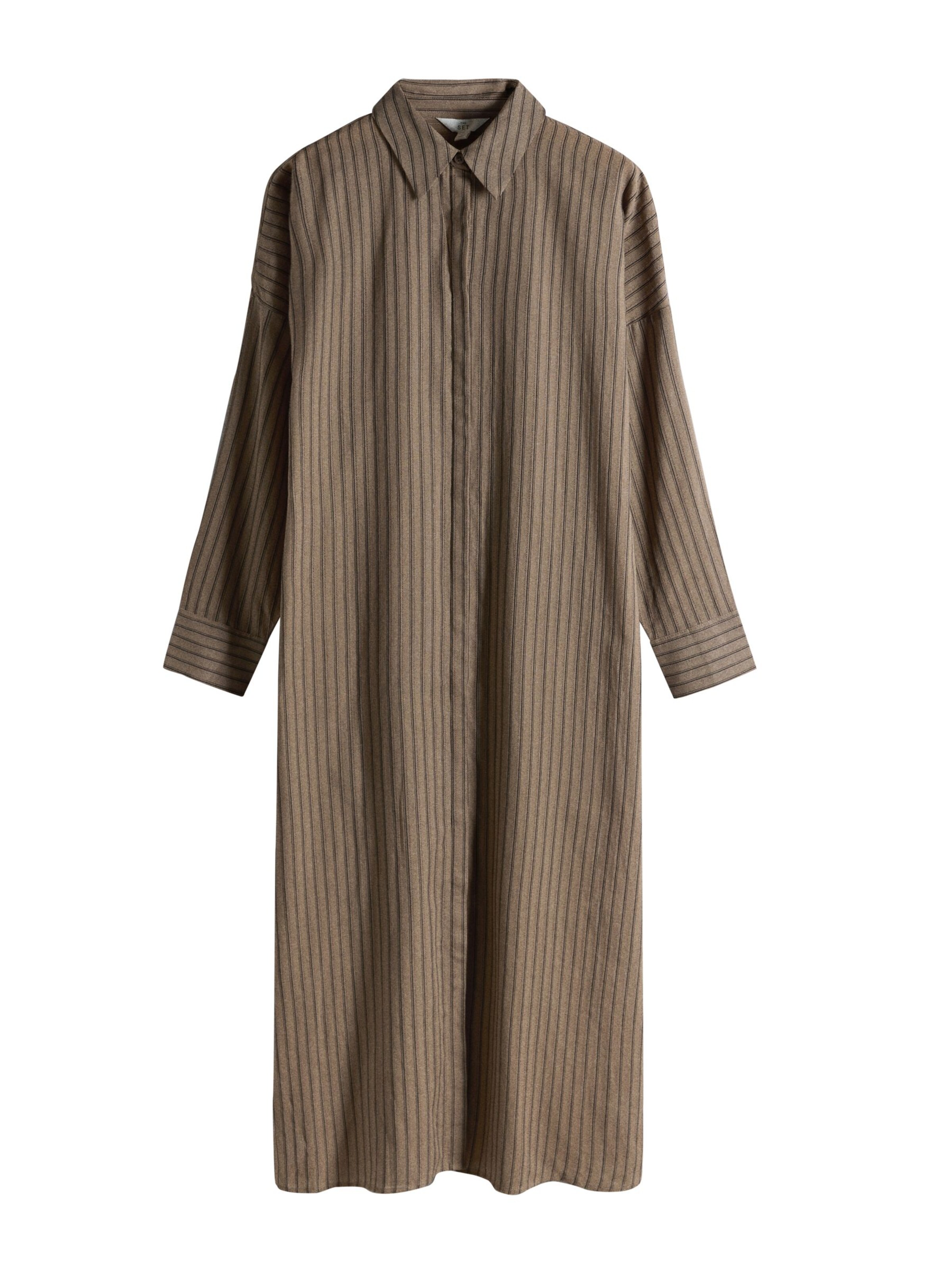 The Set Kleid in Braun