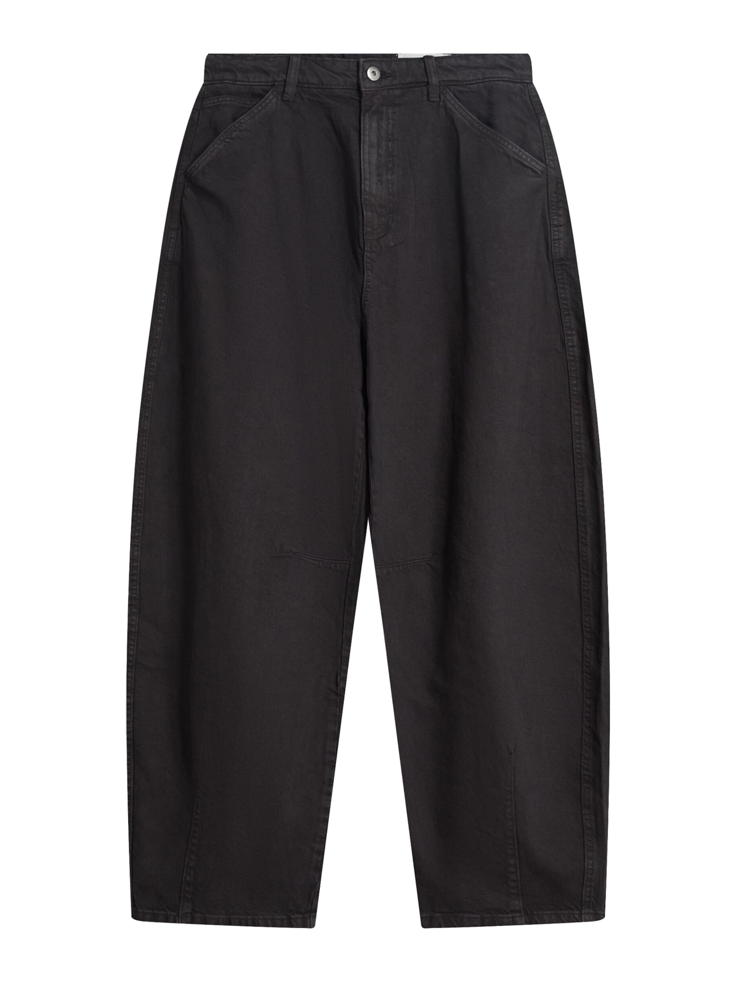 Jeans de la Bershka pe negru: față