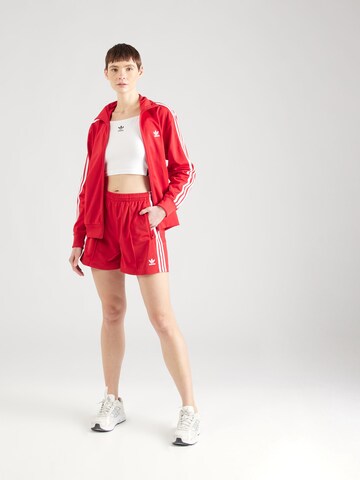 raudona ADIDAS ORIGINALS Laisvas Kelnės 'Firebird'