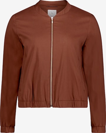 Betty & Co Blouson langarm in Braun: Vorderseite