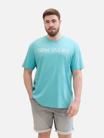 zils TOM TAILOR Men + T-Krekls: no priekšpuses