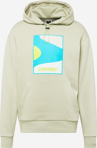 JACK & JONES Sweatshirt 'FAST' in Groen: voorkant