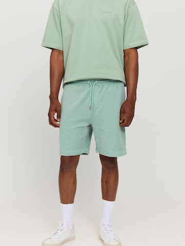 mazine Regular Pants ' Gales ' in Green: front