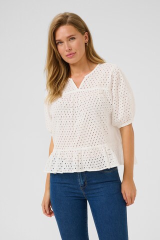 Kaffe Bluse 'KARumba' in Beige: Vorderseite