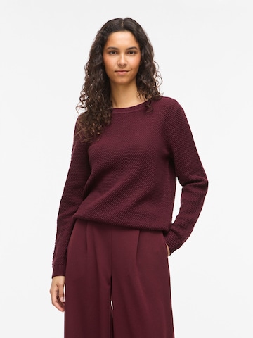 VILA Sweater 'VIDalo' in Brown: front