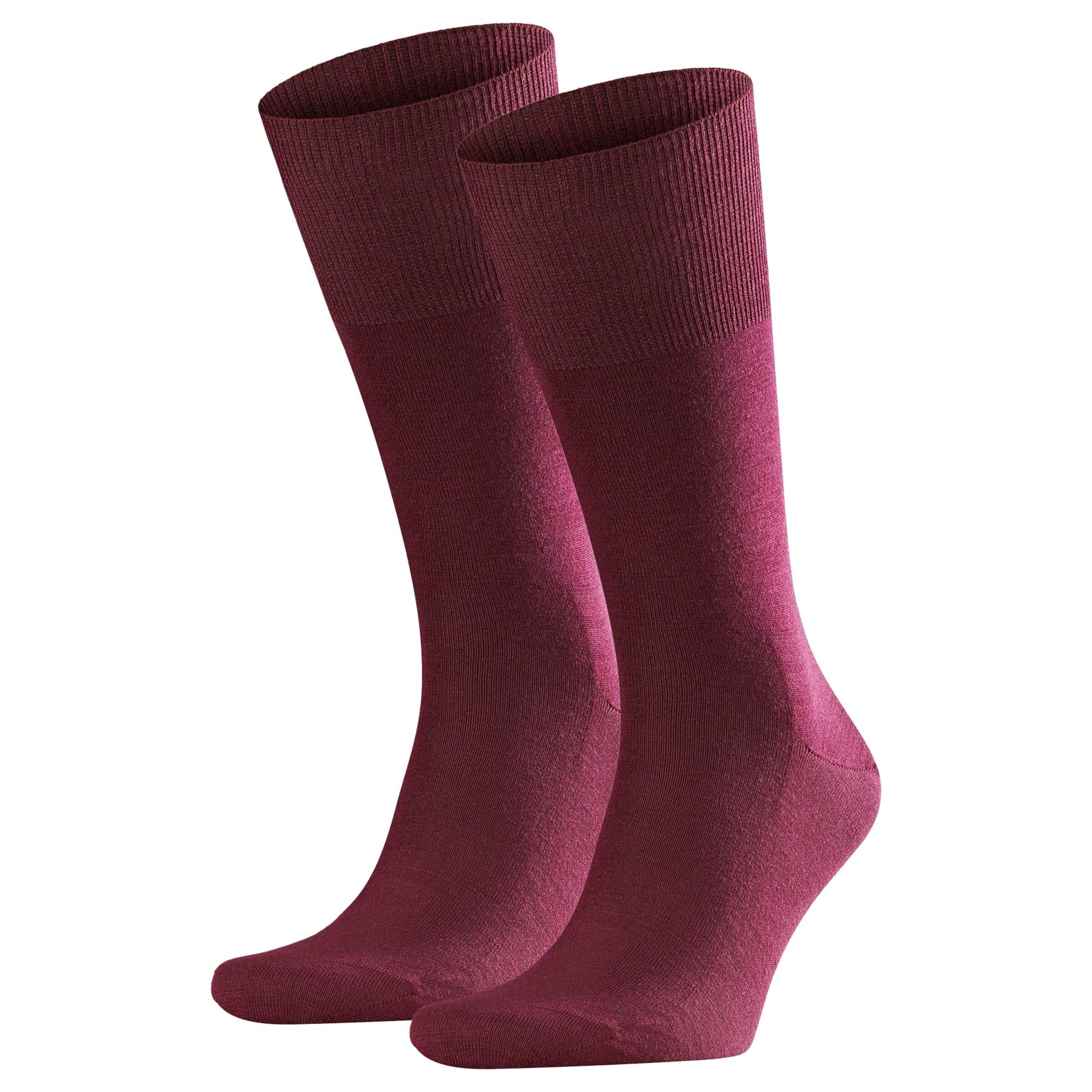 Chaussettes FALKE en rouge : devant