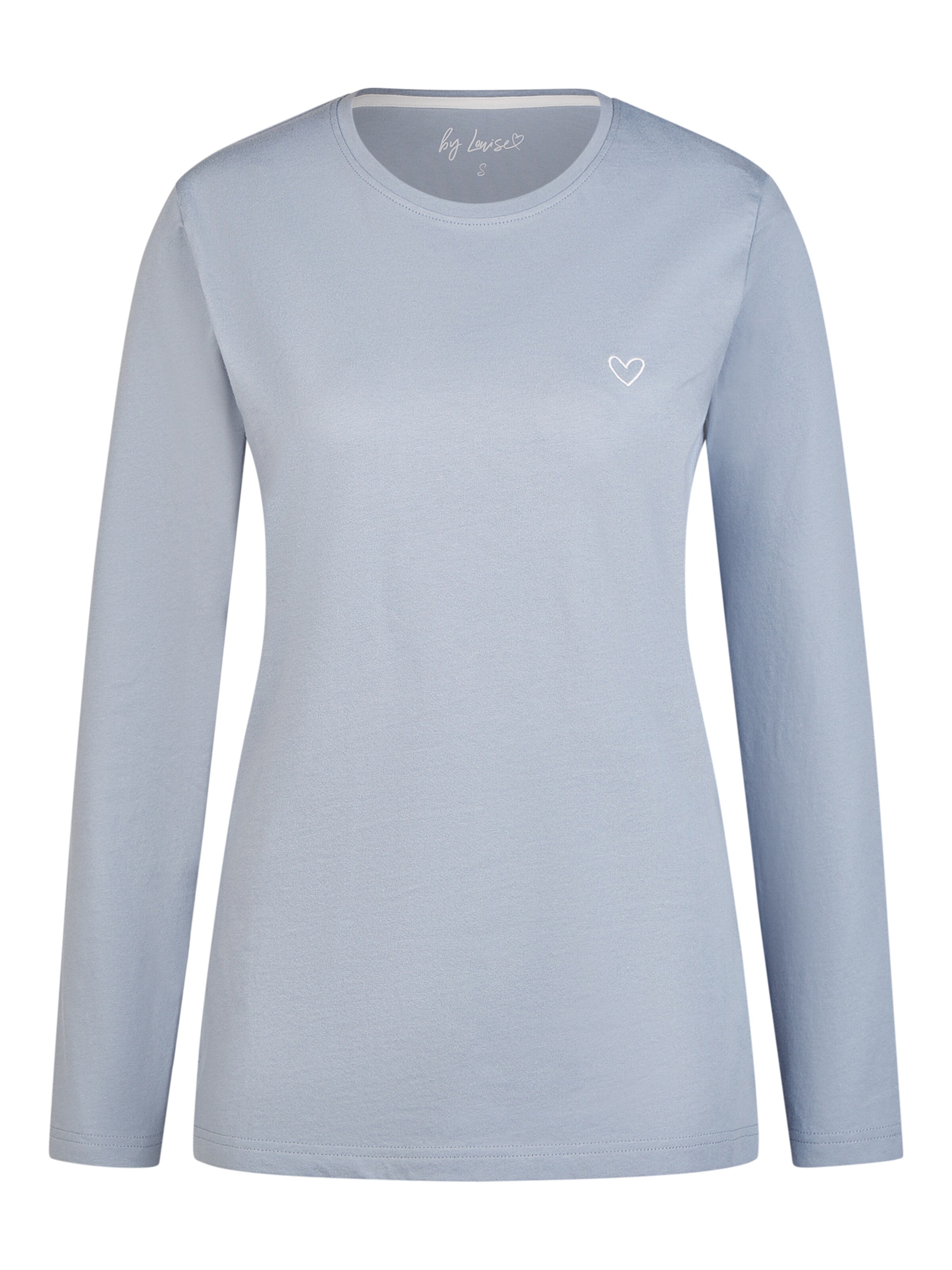 By Louise Longsleeve ' Mix & Match ' in Blau: Vorderseite