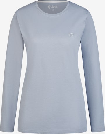 By Louise Longsleeve ' Mix & Match ' in Blau: Vorderseite