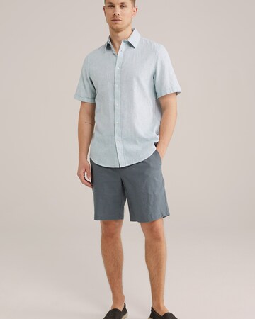 WE Fashion Regular Fit Hemd in Blau