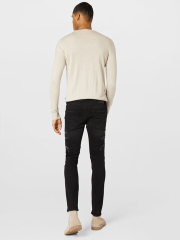 JACK & JONES Skinny Jeans 'GLENN' in Black