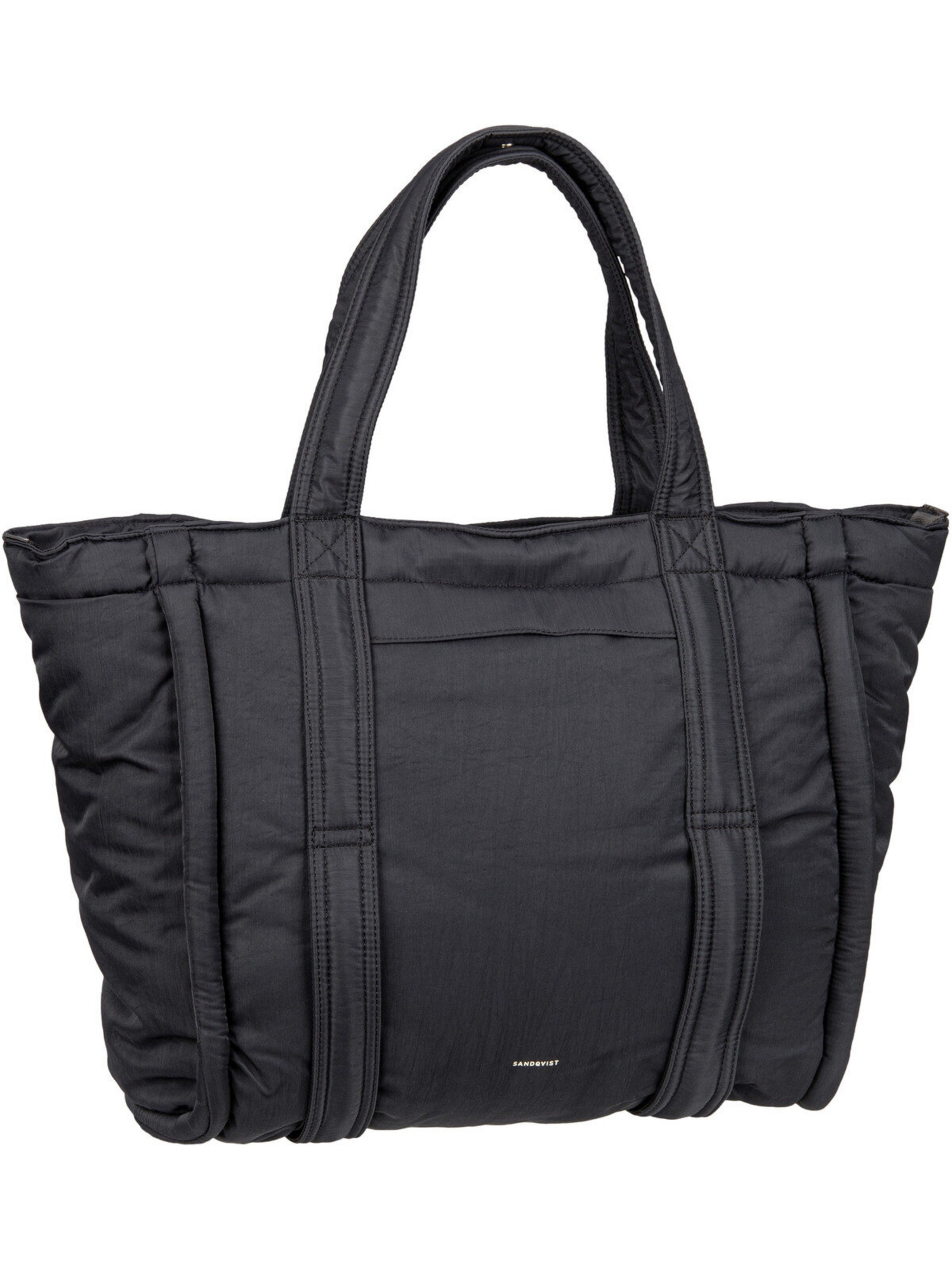 SANDQVIST Shopper 'Curve' in Black: front