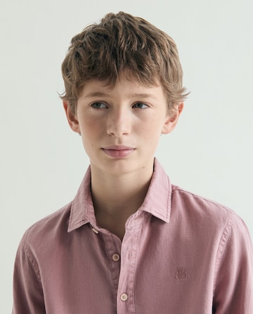 Scalpers Regular fit Button Up Shirt ' ' in Red