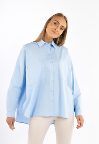 RISA Blouse in Blauw: voorkant