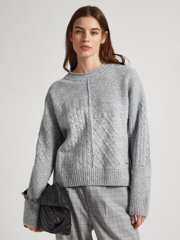 Pepe Jeans Sweater 'ERIKA' in Grey: front