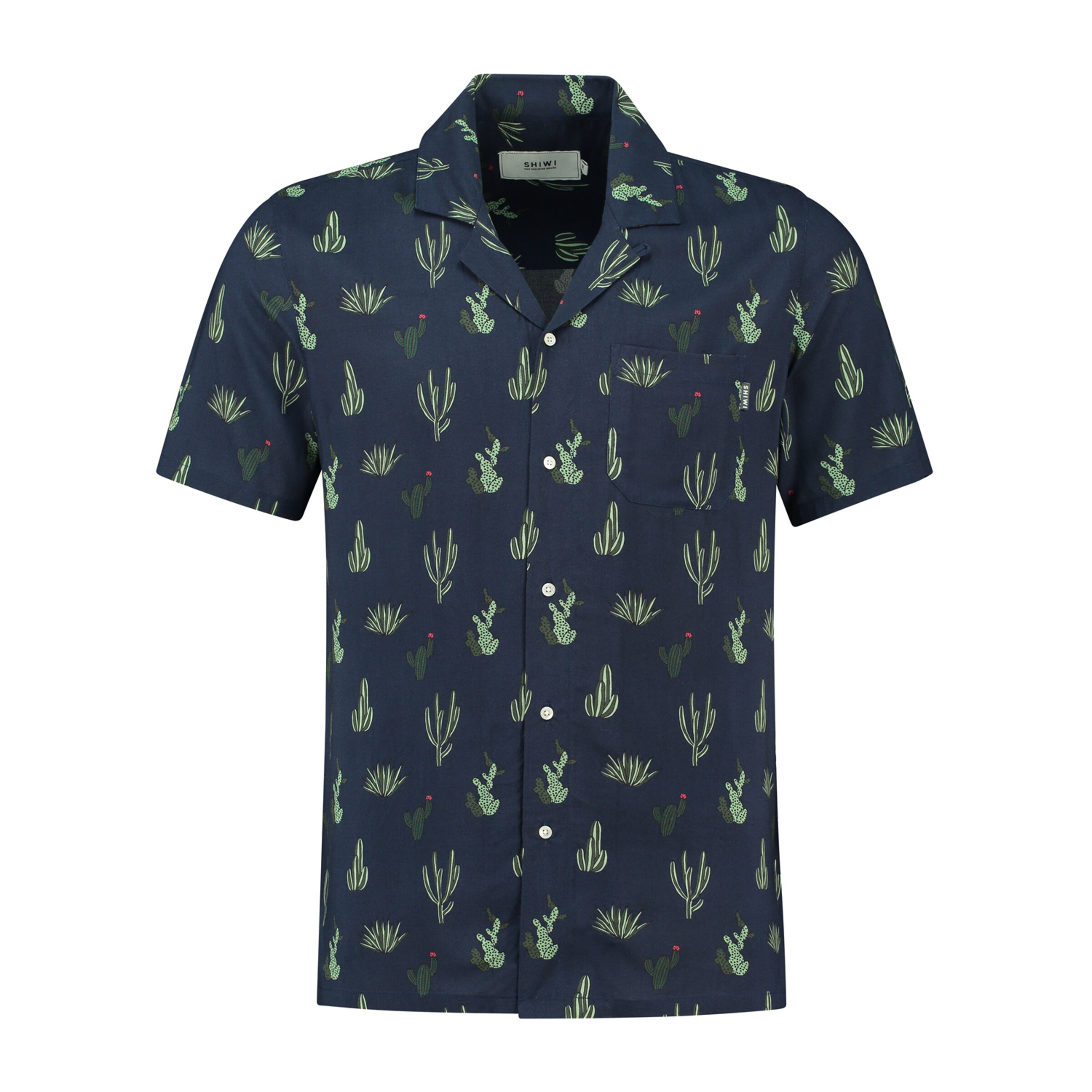 Shiwi Regular Fit Hemd in Blau: Vorderseite