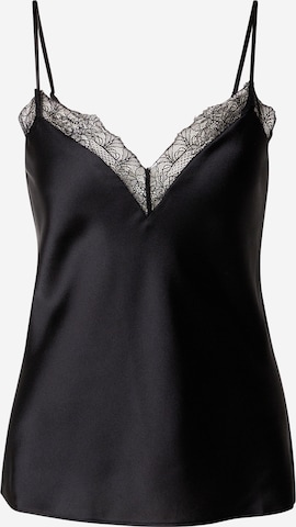 Chemise de nuit 'SENTIMENT' ETAM en noir : devant