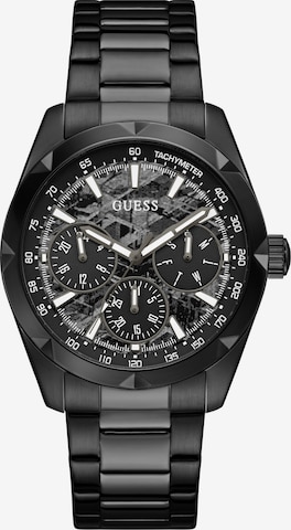 Montre à affichage analogique ' ROCCO ' GUESS en noir : devant