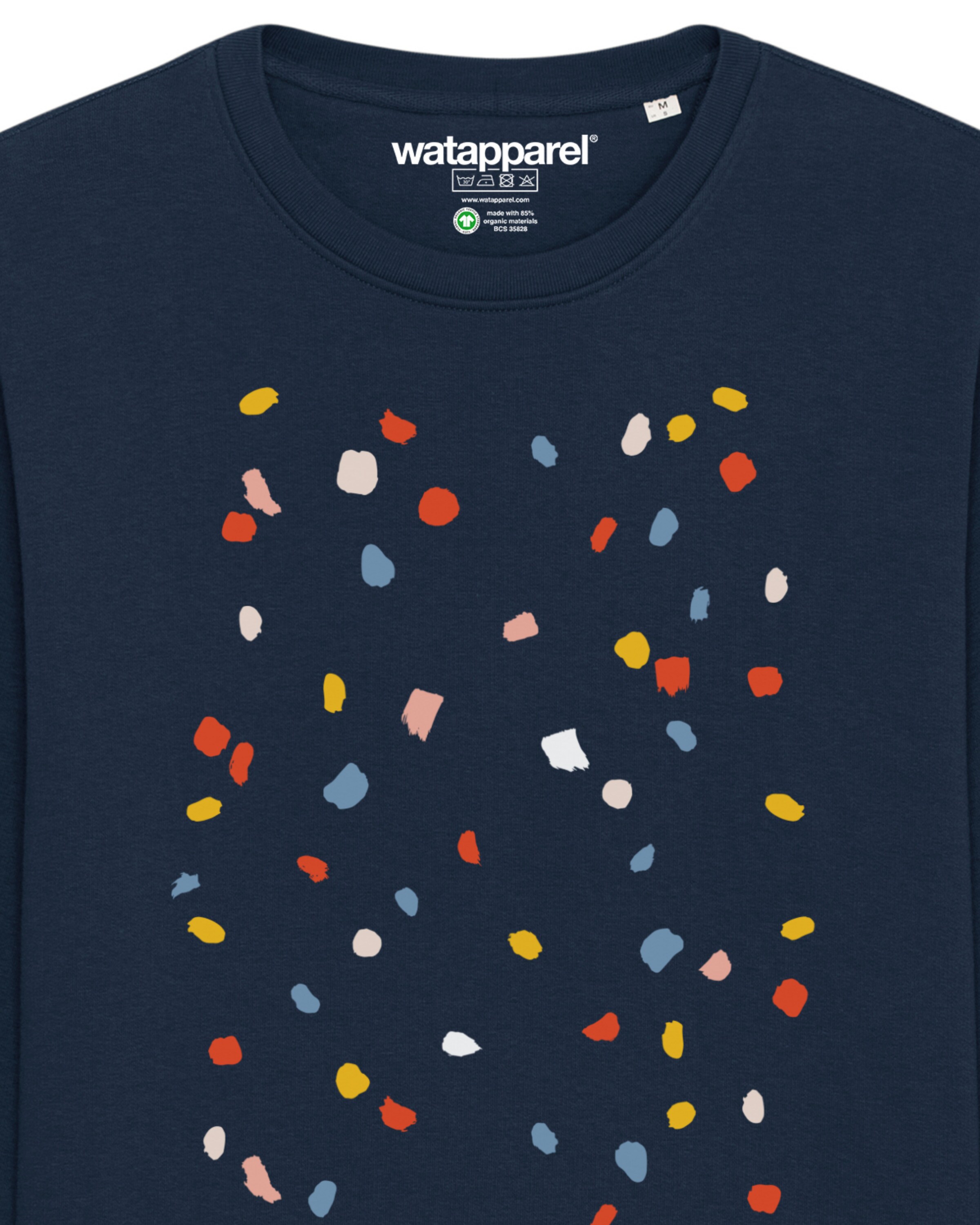 Watapparel Sweatshirt 'This is Art' in Blue