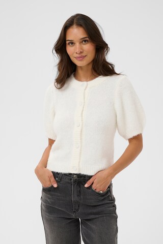 Cardigan 'KAEmelie' Kaffe en blanc : devant