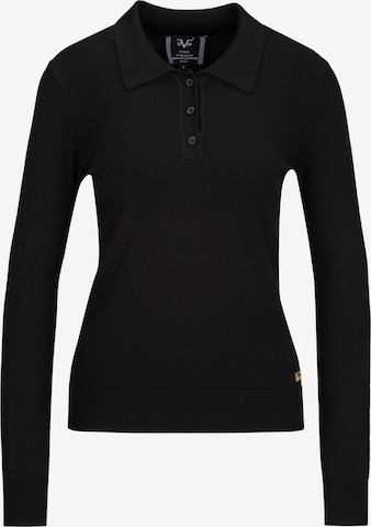 19V69 ITALIAPulover 'Adribel' - crna boja: prednji dio