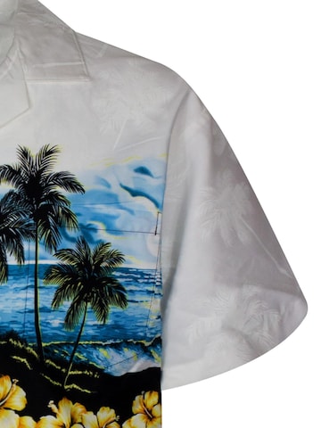 Regular fit Camicia 'Blauer Strand' di KY's in bianco