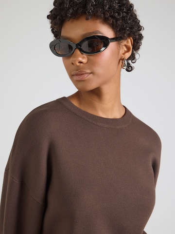 MSCH COPENHAGEN Oversized trui 'Mercy East' in Bruin