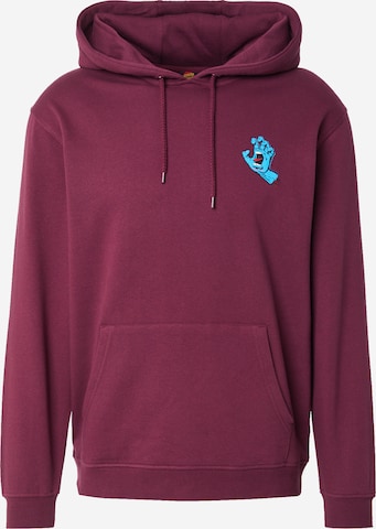 Felpa di Santa Cruz in rosso: frontale