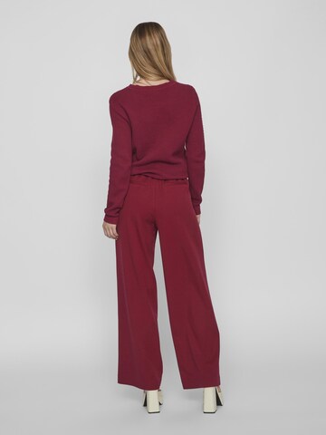 VILA Wide Leg Hose 'Varone' in Rot