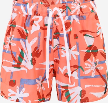 oranžs ADIDAS SPORTSWEAR Sērfošanas šorti 'Seasonal Floral Clx Very  ': no priekšpuses