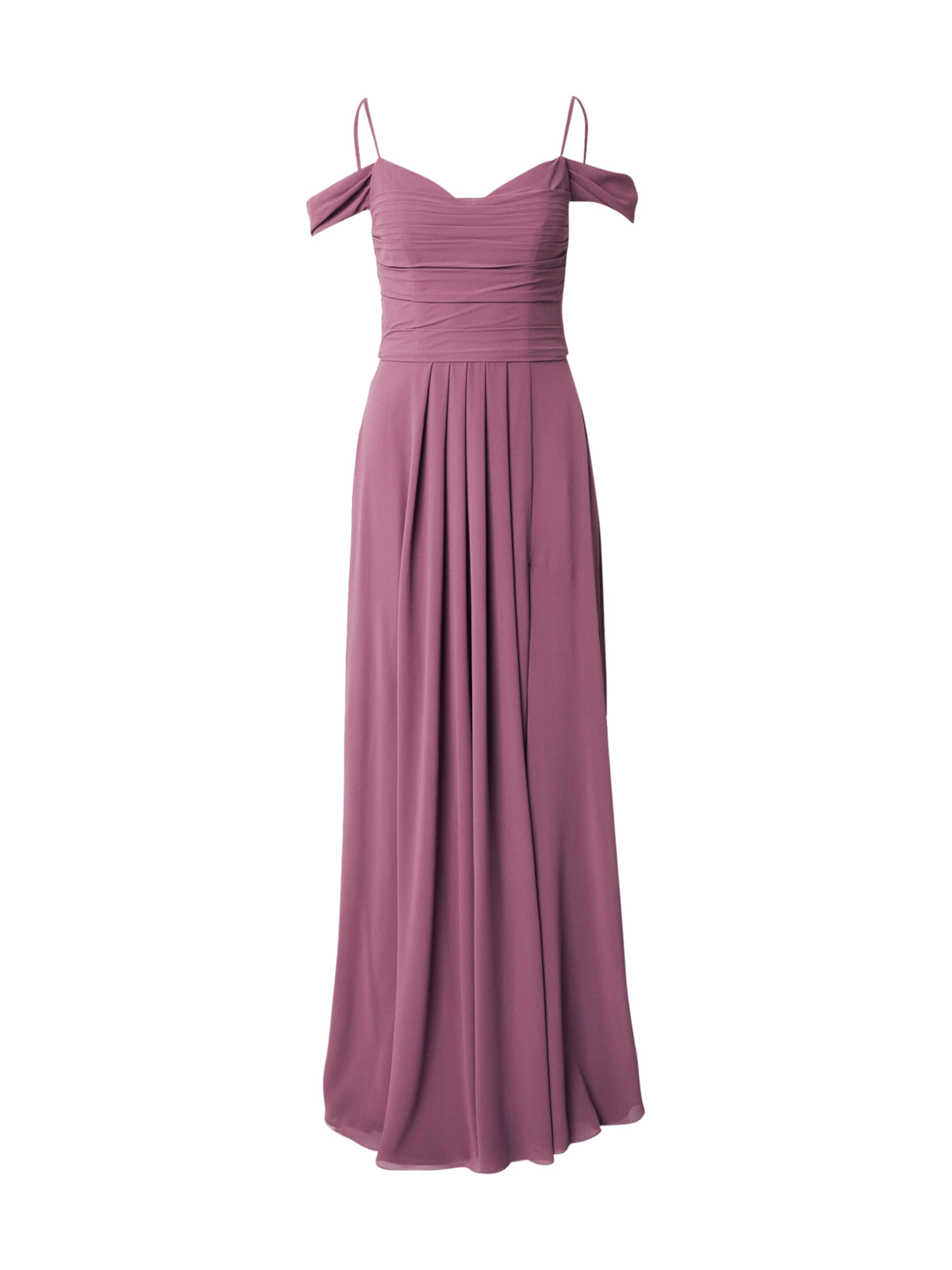 mascara Evening Dress in Purple: front
