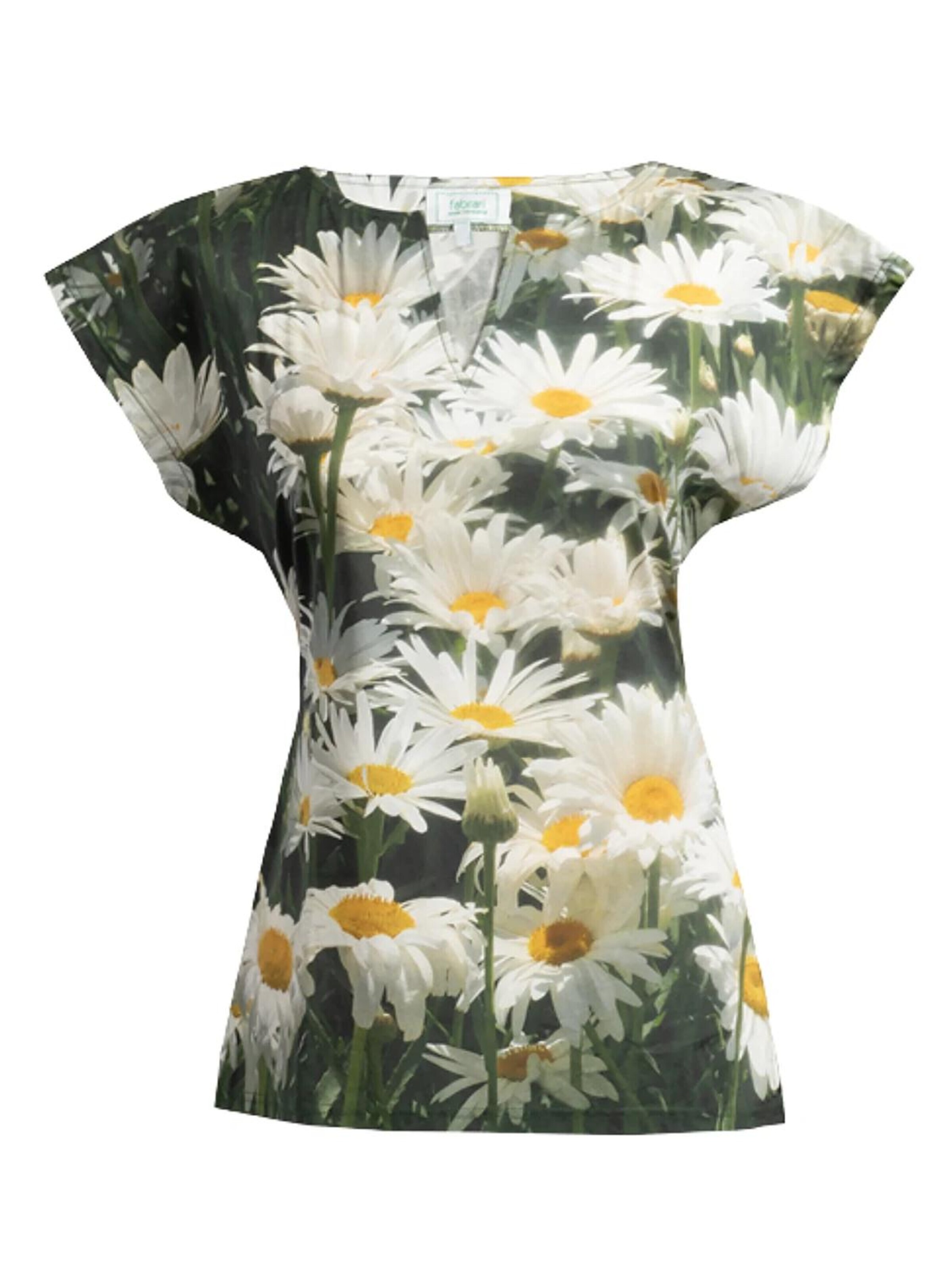 fabrari Shirt 'Flower Power'‌‌‌ in Mischfarben: Vorderseite