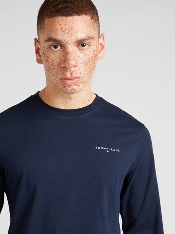 Tommy Jeans Shirt 'LINEAR' in Blau