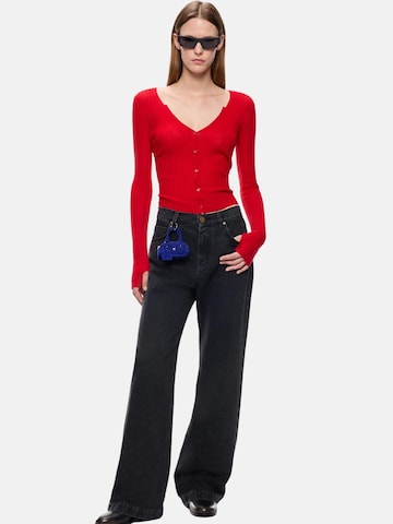 Wide Leg Jean 'PINKO WANDA WAIST DOWN WIDE LEG WASHED BLACK PANTALONE' PINKO en noir