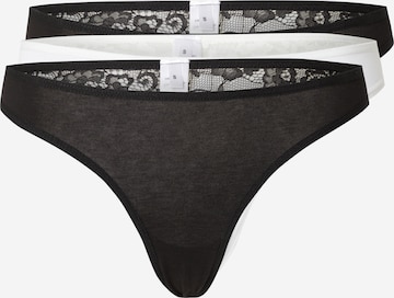 String Trendyol en noir : devant