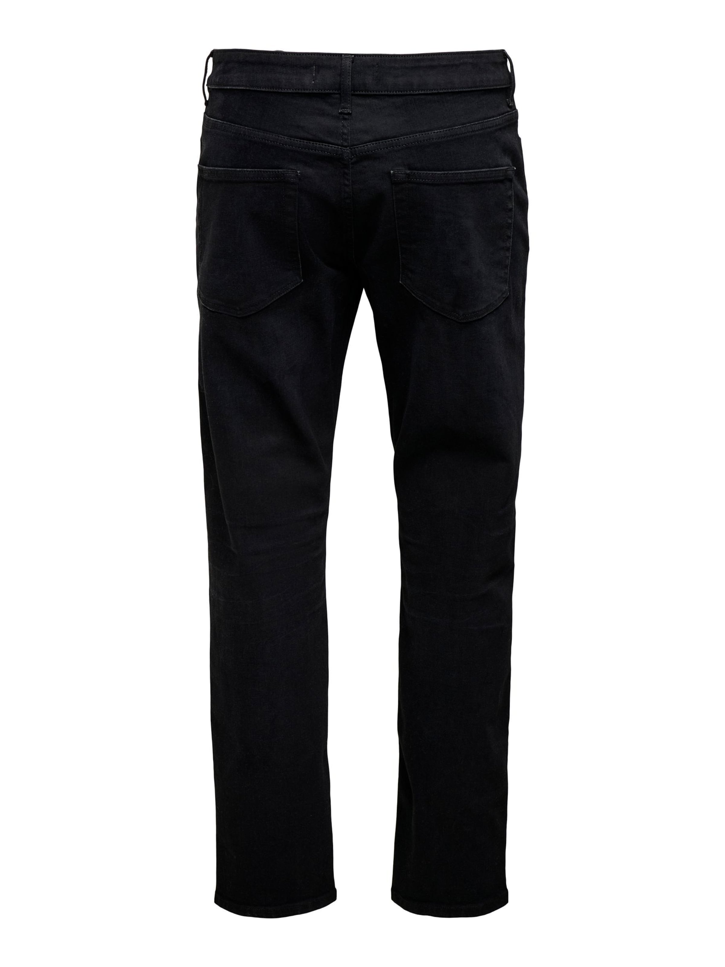 Only & Sons Regular Jeans 'ONSWeft' in Zwart