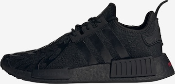 Baskets basses 'Nanzuka' ADIDAS ORIGINALS en noir : devant